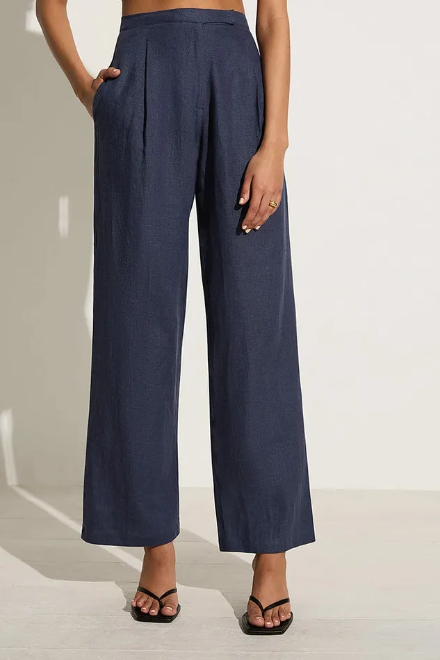 Women Faithfull The Brand Pants Cedros Pant Slate 8211 Faithfull The Brand