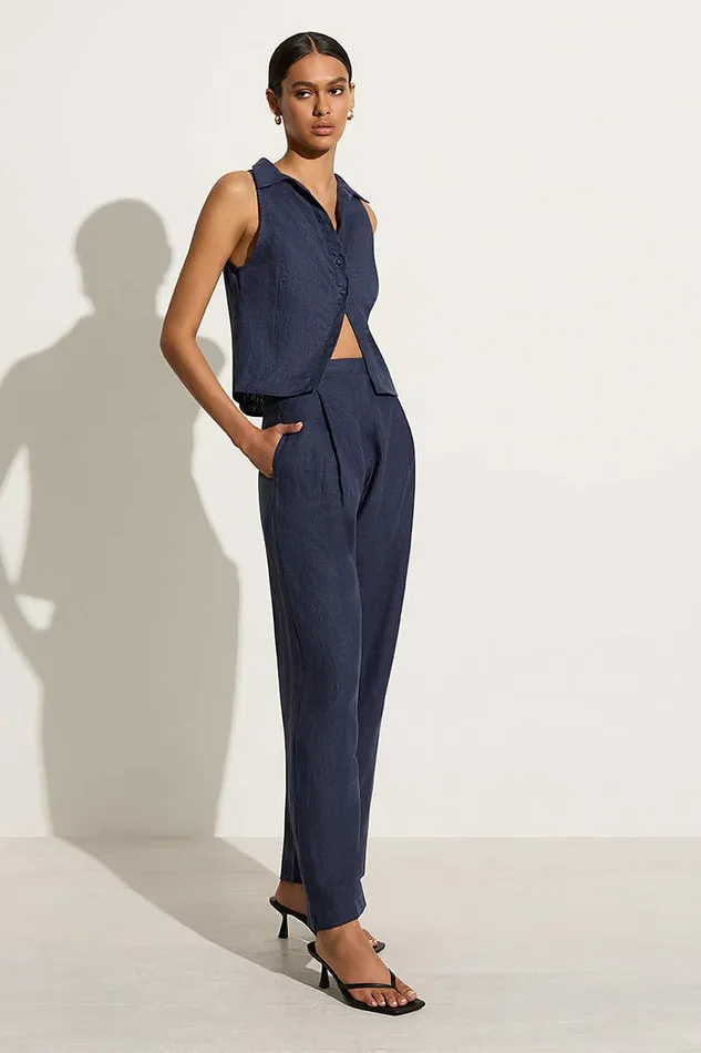 Women Faithfull The Brand Pants Cedros Pant Slate 8211 Faithfull The Brand