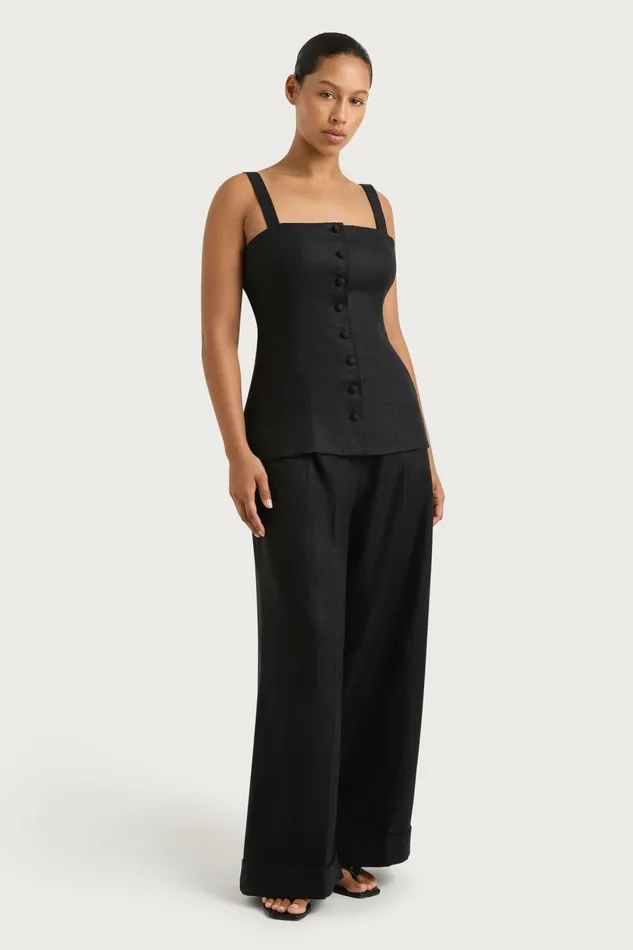 Women Faithfull The Brand Pants Clove Trouser Black