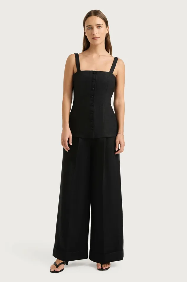 Women Faithfull The Brand Pants Clove Trouser Black