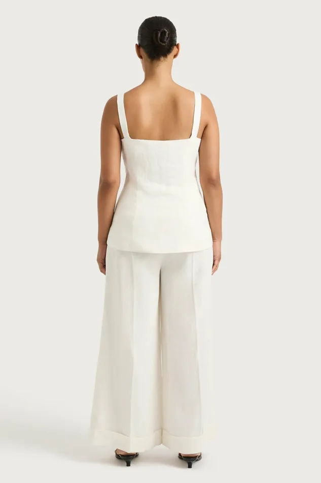 Women Faithfull The Brand Pants Clove Trouser White