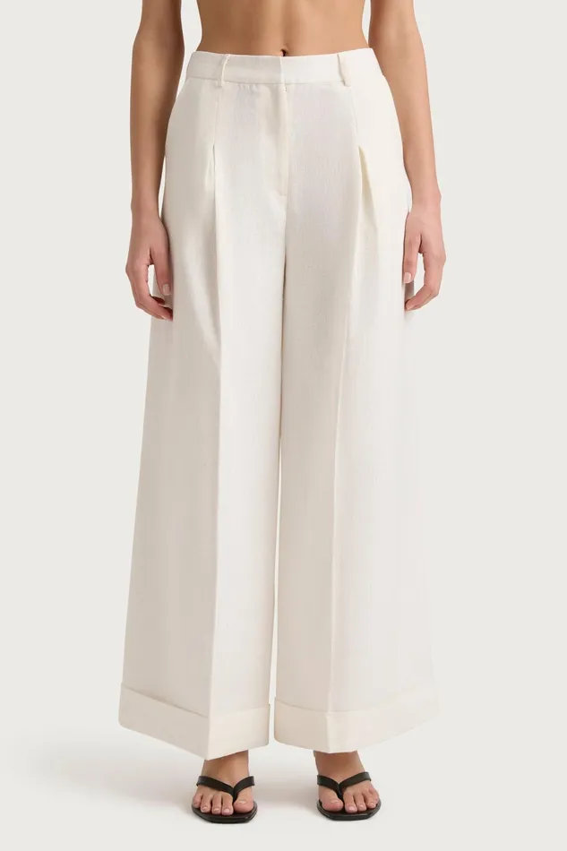 Women Faithfull The Brand Pants Clove Trouser White