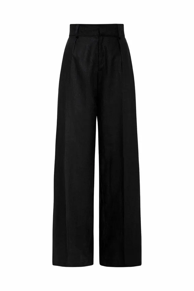 Women Faithfull The Brand Pants Ida Pant Black 8211 Faithfull The Brand