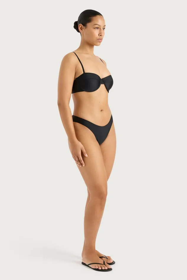 Women Faithfull The Brand Swim Bebe Bikini Bottom Black