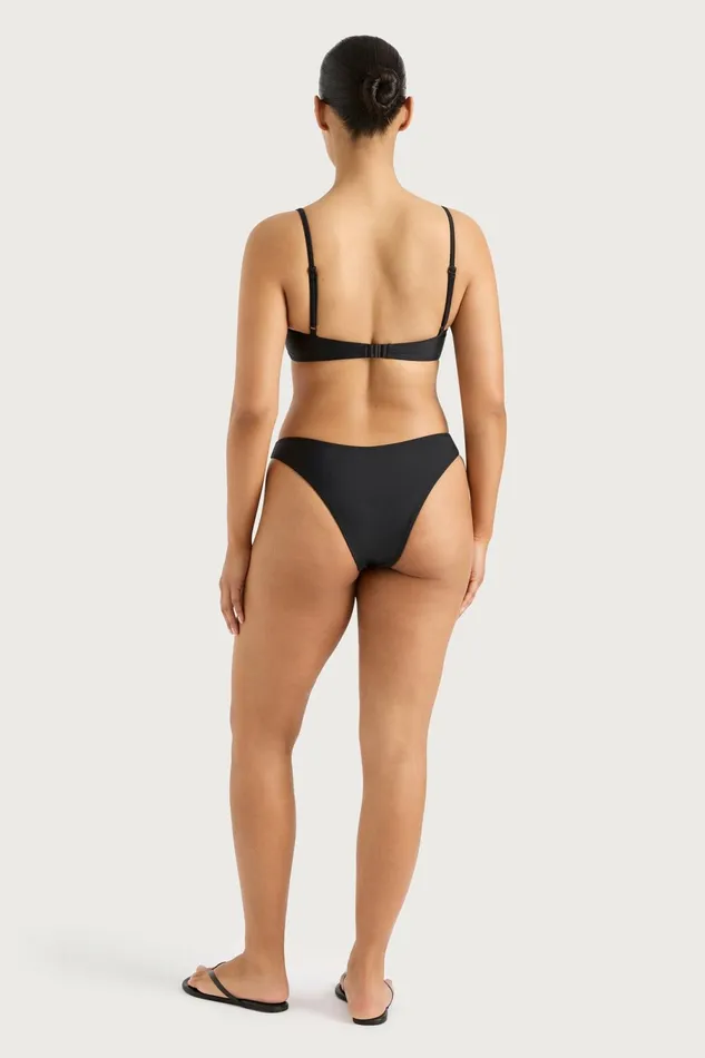 Women Faithfull The Brand Swim Bebe Bikini Bottom Black
