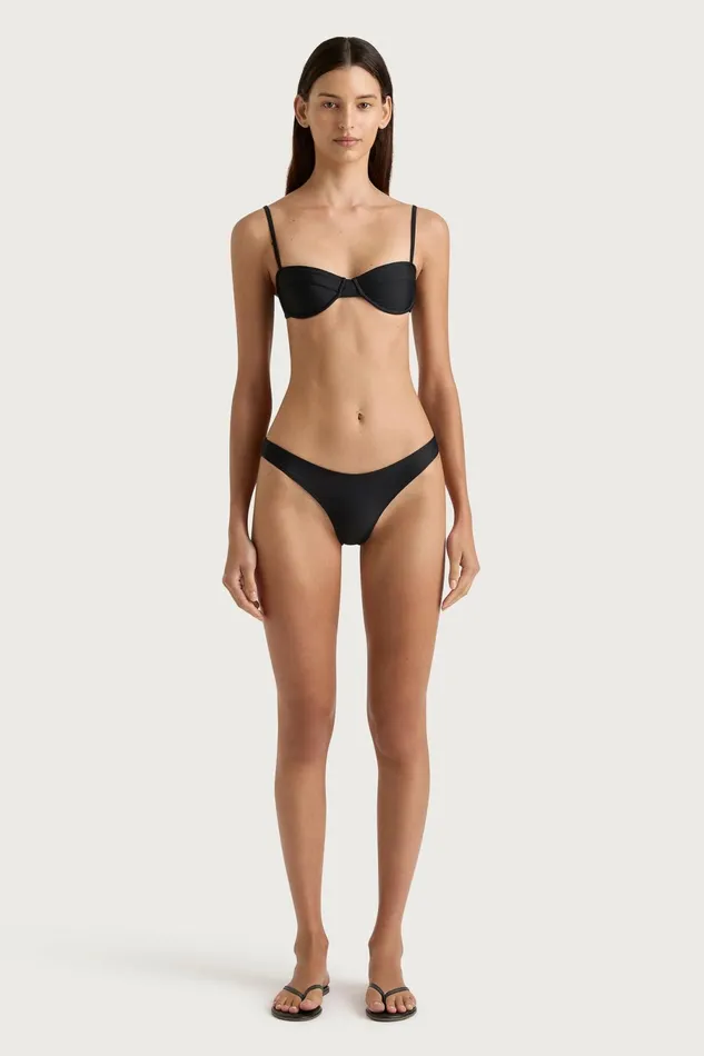 Women Faithfull The Brand Swim Bebe Bikini Bottom Black