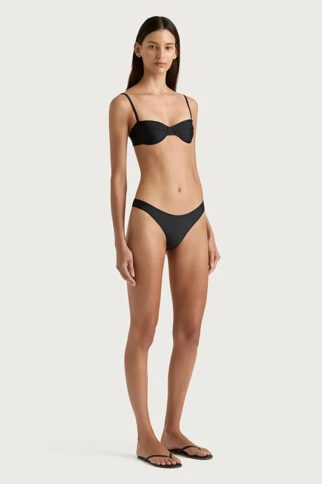 Women Faithfull The Brand Swim Bebe Bikini Bottom Black