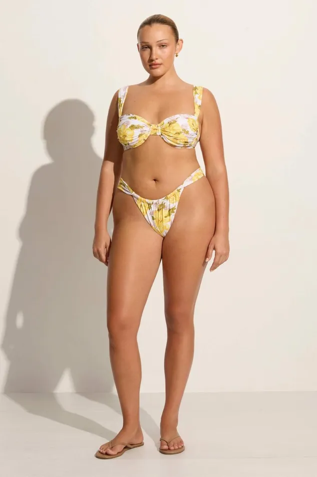 Women Faithfull The Brand Swim Sol Bikini Top Isadora Floral 8211 Faithfull The Brand