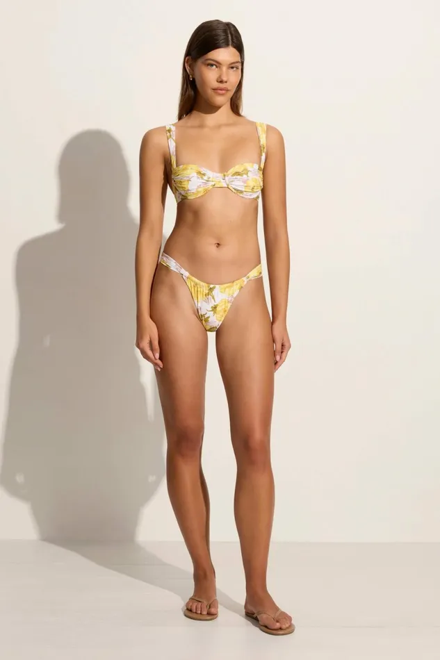 Women Faithfull The Brand Swim Sol Bikini Top Isadora Floral 8211 Faithfull The Brand