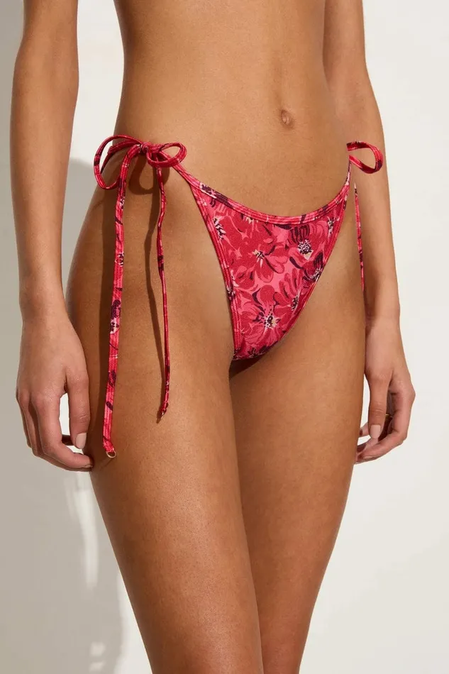 Women Faithfull The Brand Swim Zamora Bikini Bottoms El Limon Floral Pink 8211 Faithfull The Brand