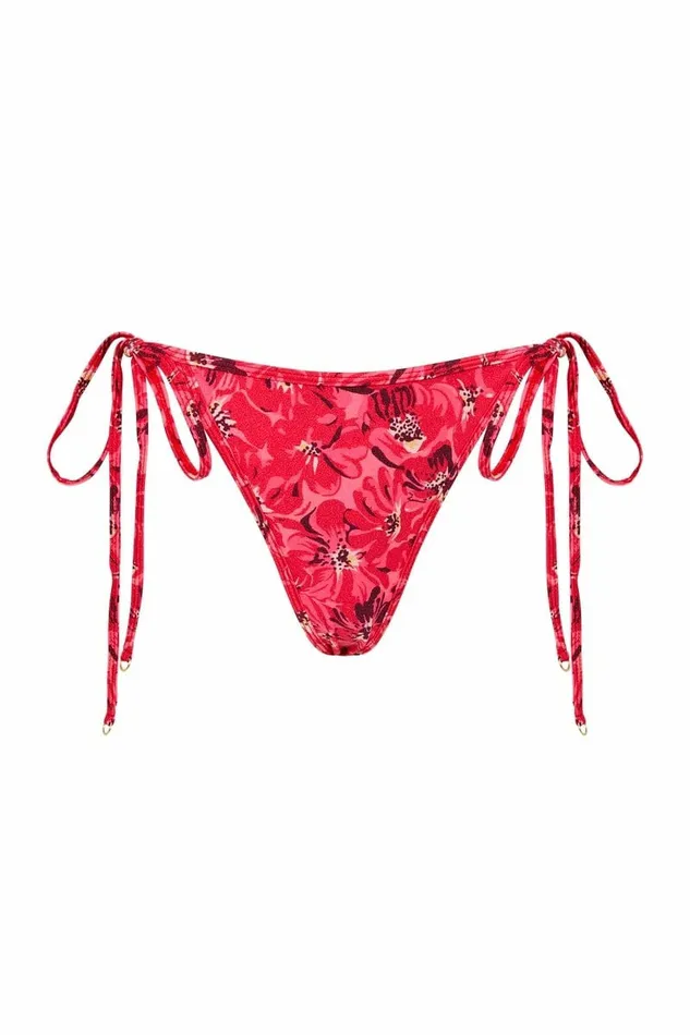 Women Faithfull The Brand Swim Zamora Bikini Bottoms El Limon Floral Pink 8211 Faithfull The Brand