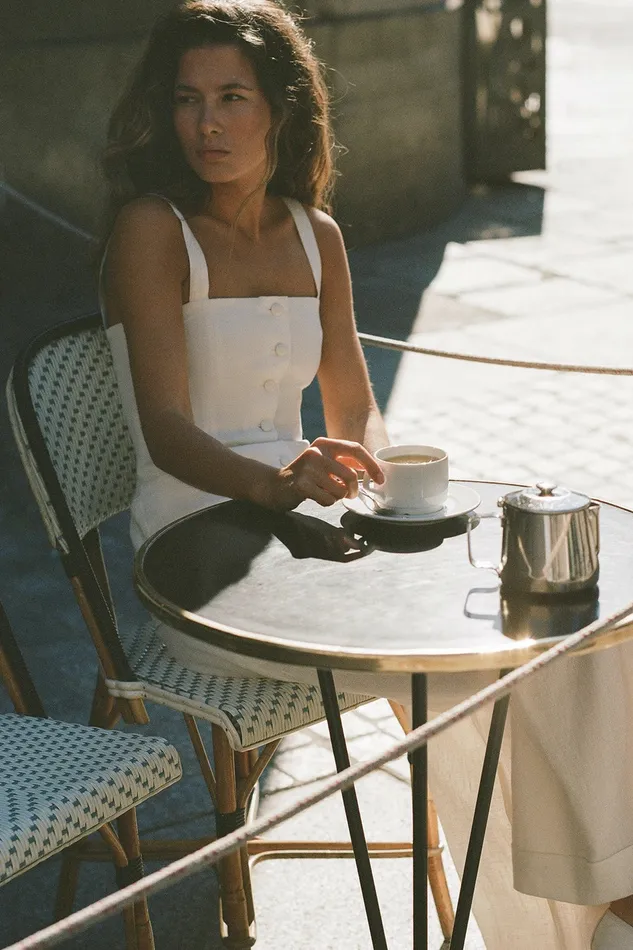 Women Faithfull The Brand Tops Corbiere Vest White