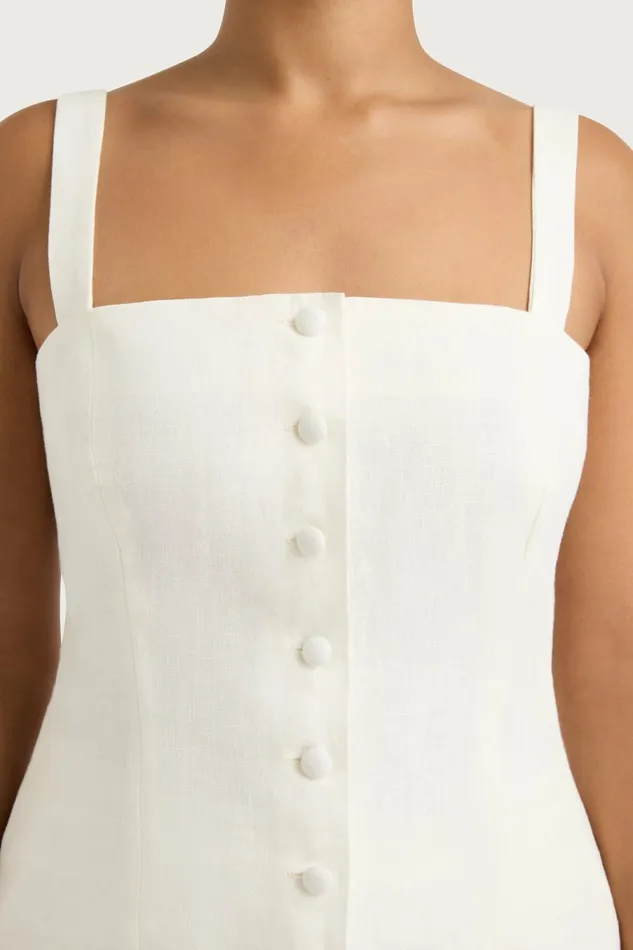 Women Faithfull The Brand Tops Corbiere Vest White