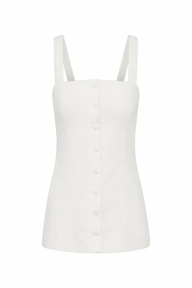 Women Faithfull The Brand Tops Corbiere Vest White