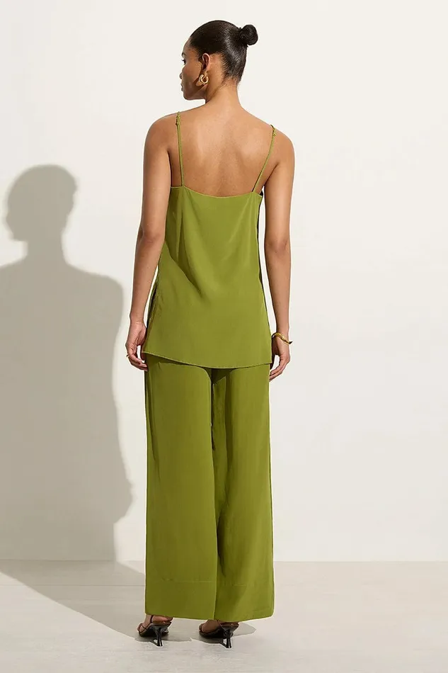 Women Faithfull The Brand Tops Koa Tunic Top Palm Green 8211 Faithfull The Brand