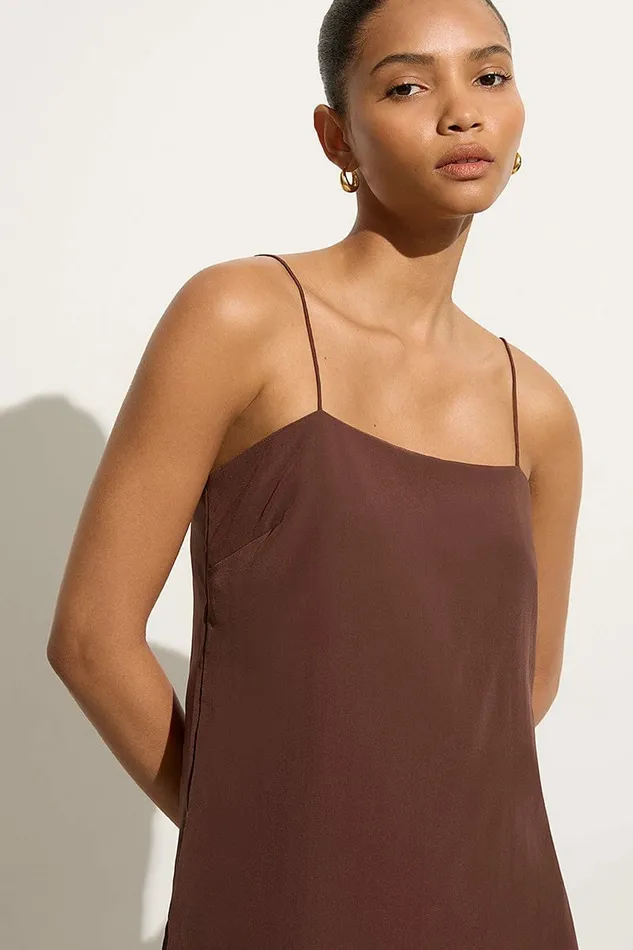 Women Faithfull The Brand Tops Koa Tunic Top Tobacco 8211 Faithfull The Brand
