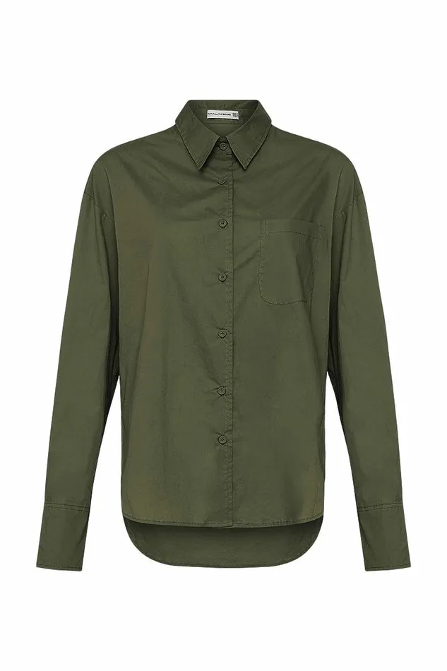 Women Faithfull The Brand Tops Mirabella Shirt Pine 8211 Faithfull The Brand
