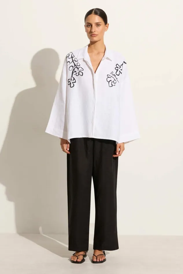 Women Faithfull The Brand Tops Rossa Shirt Roma 8211 Faithfull The Brand
