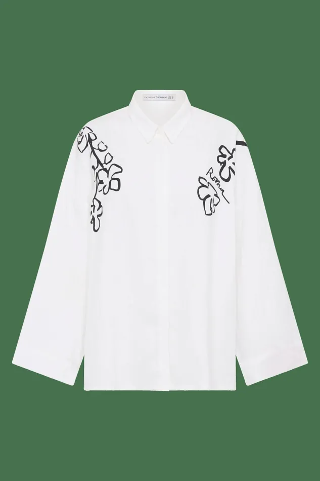 Women Faithfull The Brand Tops Rossa Shirt Roma 8211 Faithfull The Brand