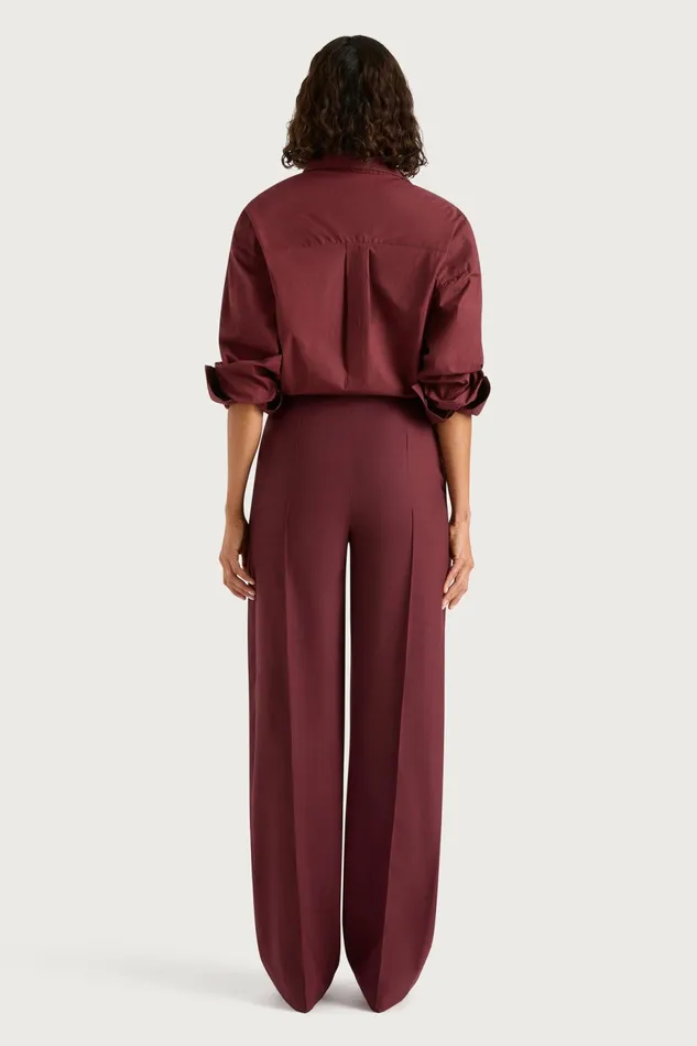 Women Faithfull The Brand Tops Vieste Shirt Bordeaux