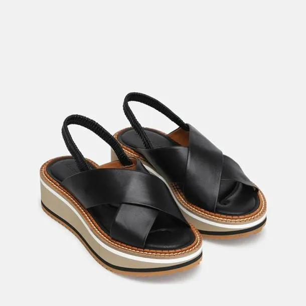 Women FREEDOM Black Clergerie Sandals