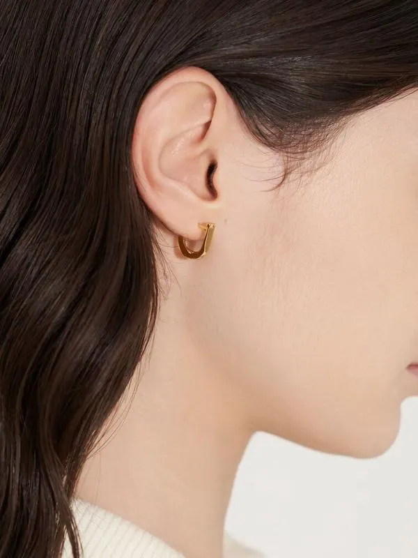 Women Gabine Huggie Earrings 8211 Gold CHARLES and KEITH Earrings Women Gabine Huggie Earrings 8211 Gold CHARLES and KEITH Earrings