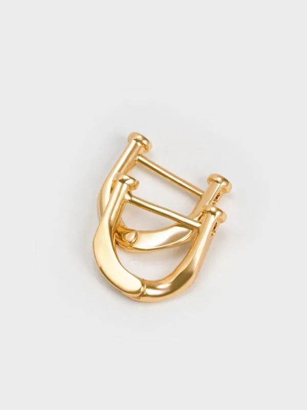 Women Gabine Huggie Earrings 8211 Gold CHARLES and KEITH Earrings Women Gabine Huggie Earrings 8211 Gold CHARLES and KEITH Earrings