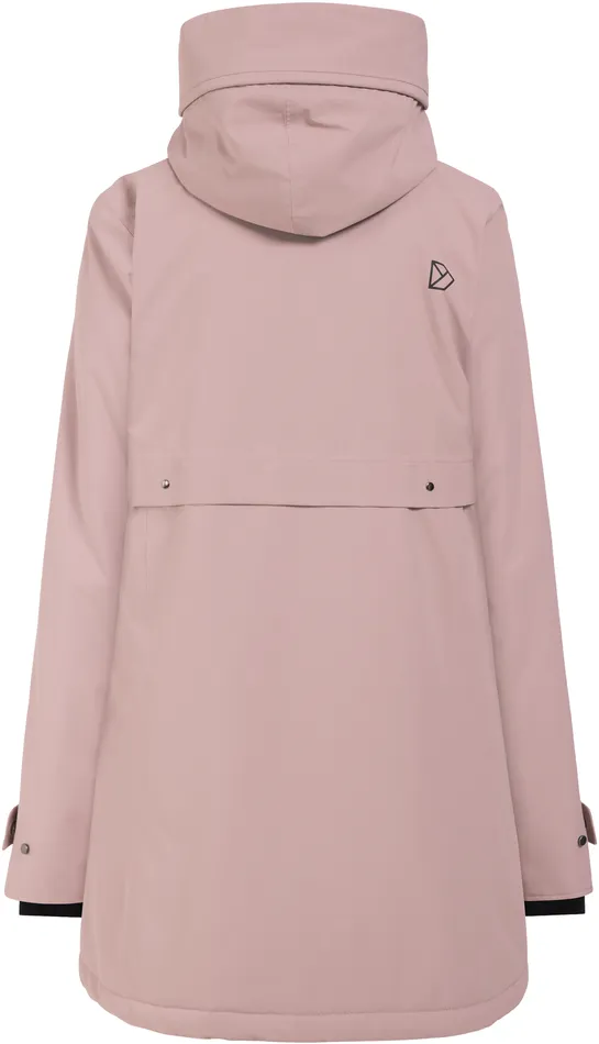 Women Helle Parka Oyster Lilac Didriksons Autumn Jackets
