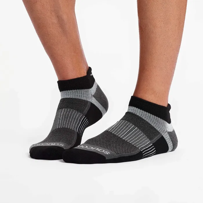 Women Inferno Cushioned No Show Tab 3Pack Socks Black Socks Saucony Women Inferno Cushioned No Show Tab 3Pack Socks Black Socks Saucony