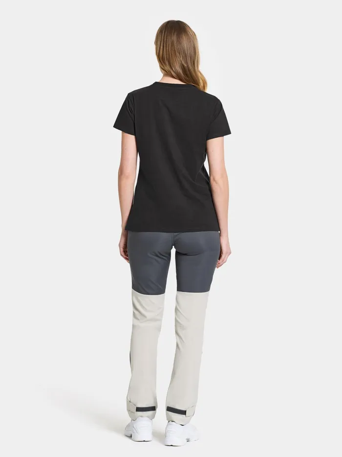Women Ingar TShirt Printed Black Didriksons TShirts
