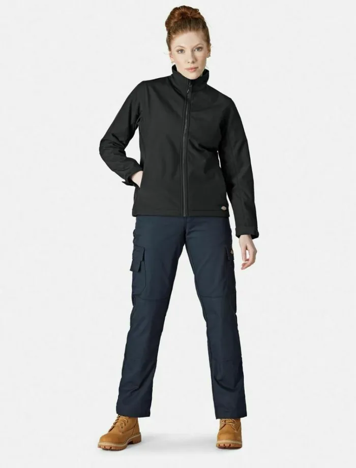 Women Jackets Dickies Everyday Softshell Black