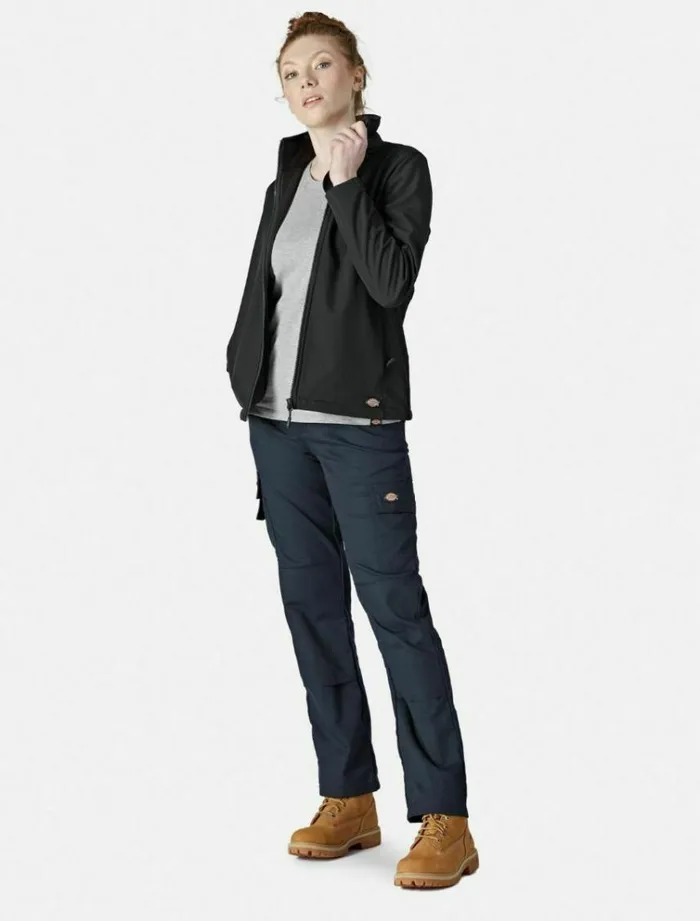 Women Jackets Dickies Everyday Softshell Black