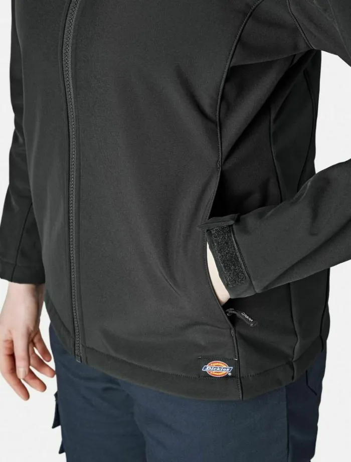 Women Jackets Dickies Everyday Softshell Black