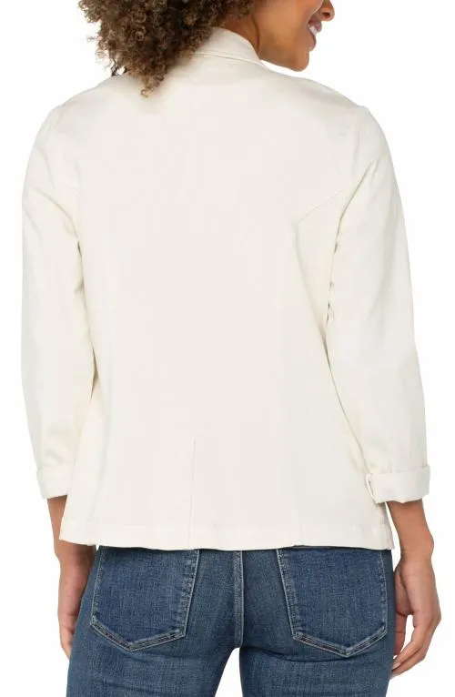 Women Jackets Liverpool Los Angeles Fitted Blazer Bone