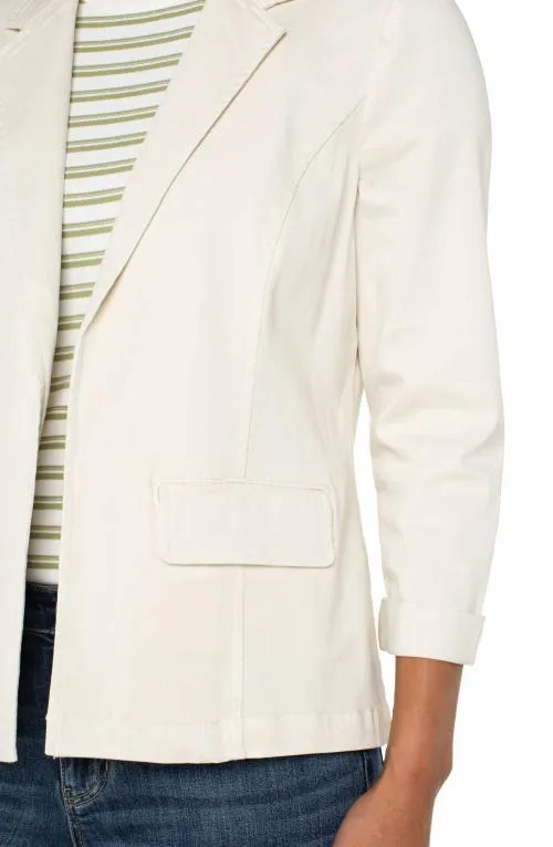 Women Jackets Liverpool Los Angeles Fitted Blazer Bone
