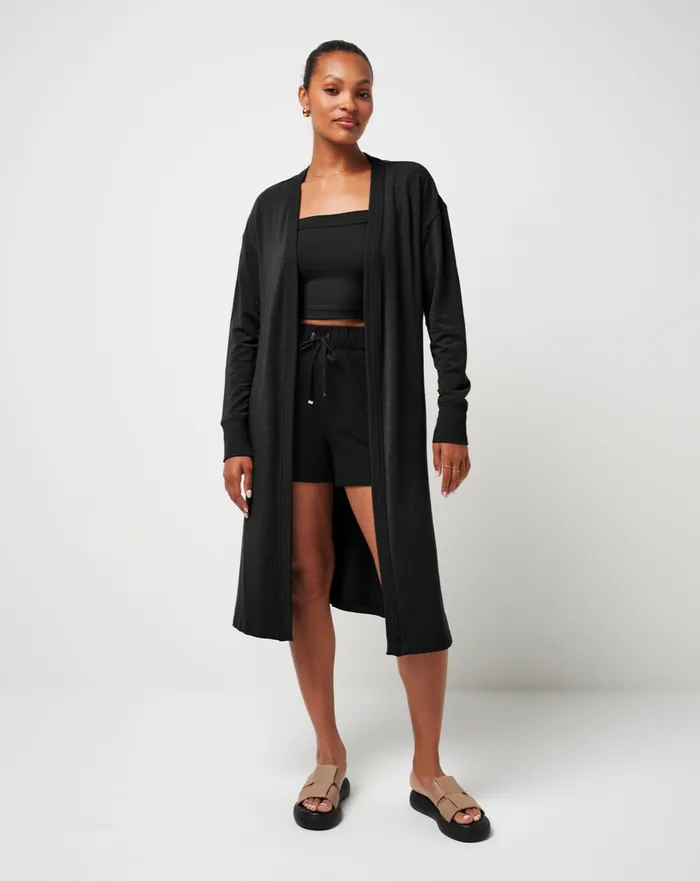 Women Jackets TravisMathew RESORT USE CLOUD DUSTER Black