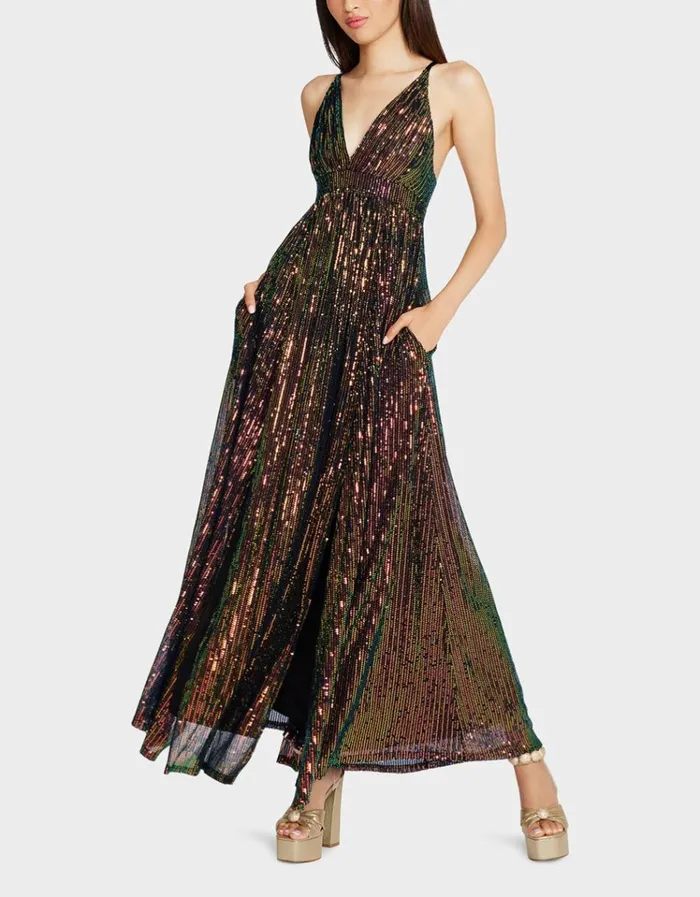 Women JAMES MAXI DRESS MULTI Multi Betsey Johnson