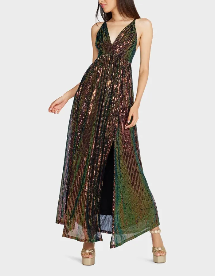 Women JAMES MAXI DRESS MULTI Multi Betsey Johnson