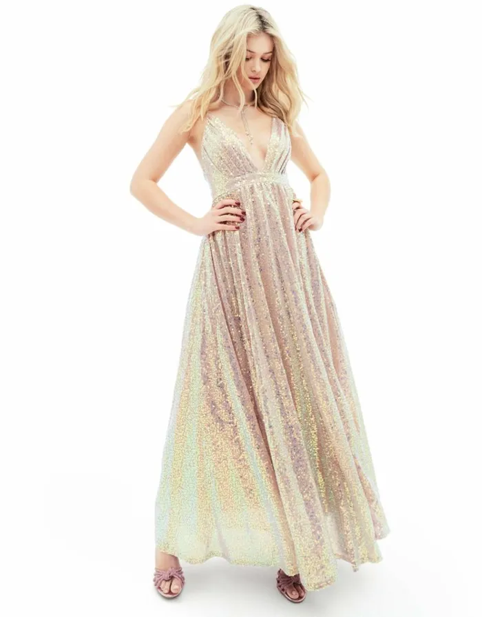 Women JAMES MAXI DRESS TAN Tan Betsey Johnson
