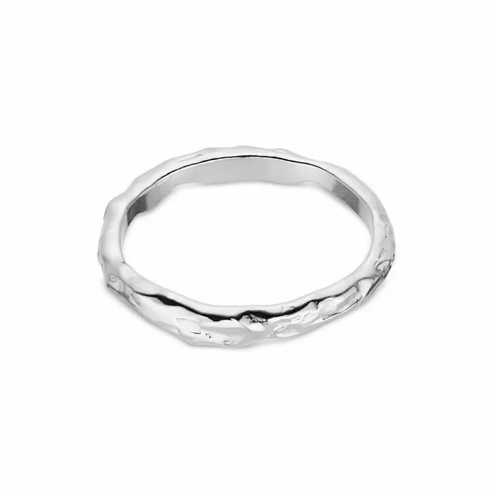 Women Jane Knig Silver Rings Small Bruised Heart Ring