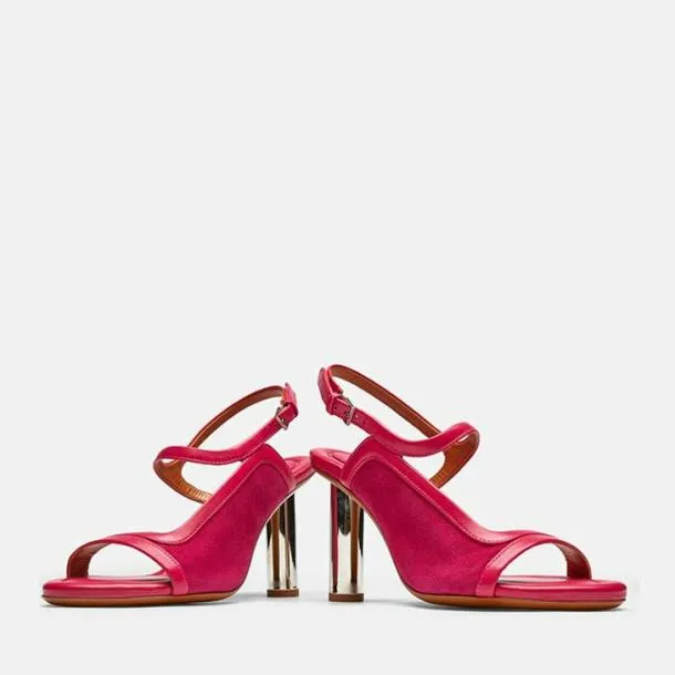 Women KALEA Suede Hibiscus Clergerie Sandals