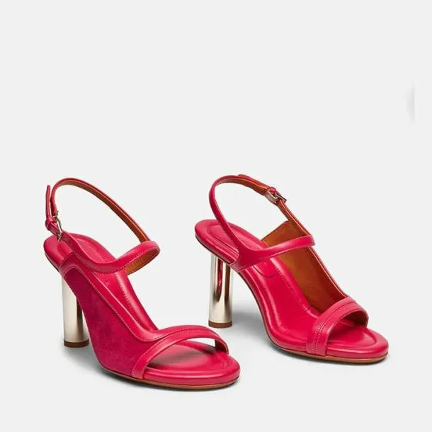 Women KALEA Suede Hibiscus Clergerie Sandals