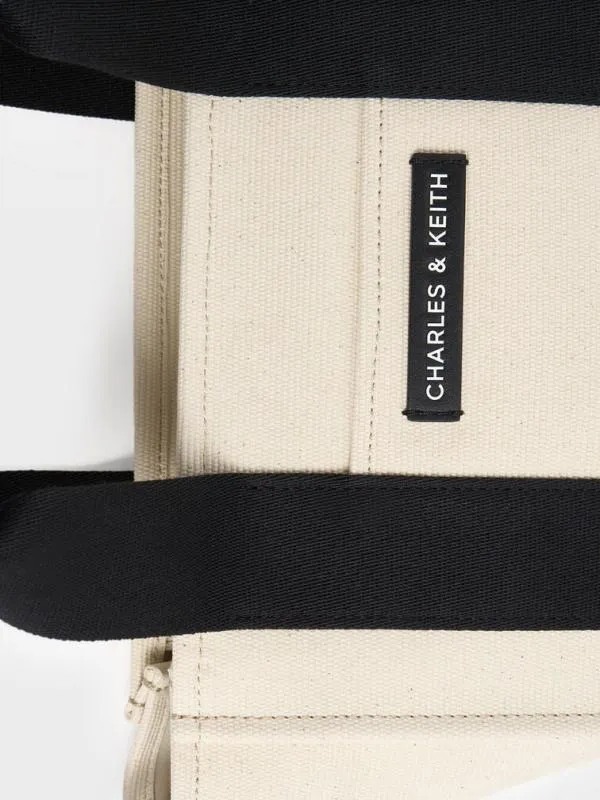 Women Kay Canvas Tote Bag 8211 Multi CHARLES and KEITH Tote Bags