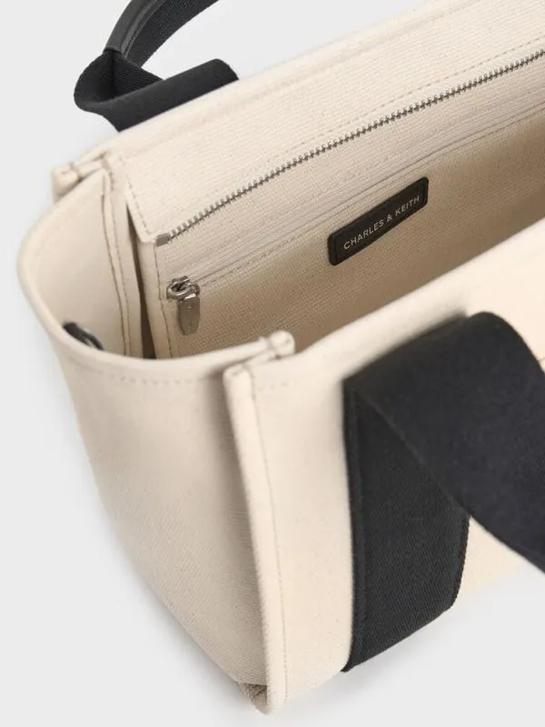Women Kay Canvas Tote Bag 8211 Multi CHARLES and KEITH Tote Bags