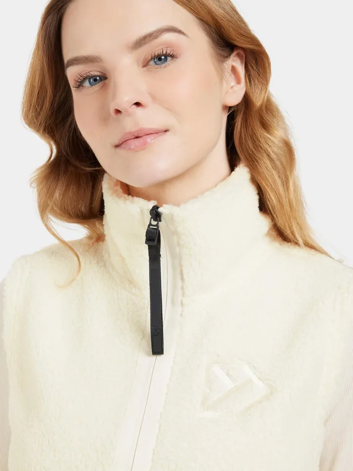 Women Kiana Vest White Foam Didriksons Vests