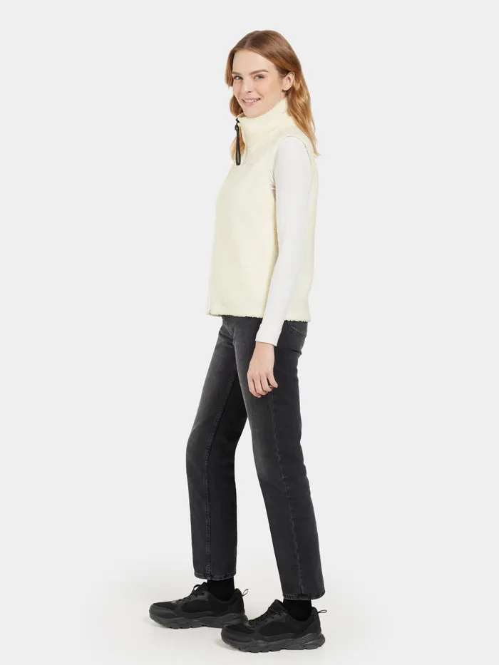 Women Kiana Vest White Foam Didriksons Vests