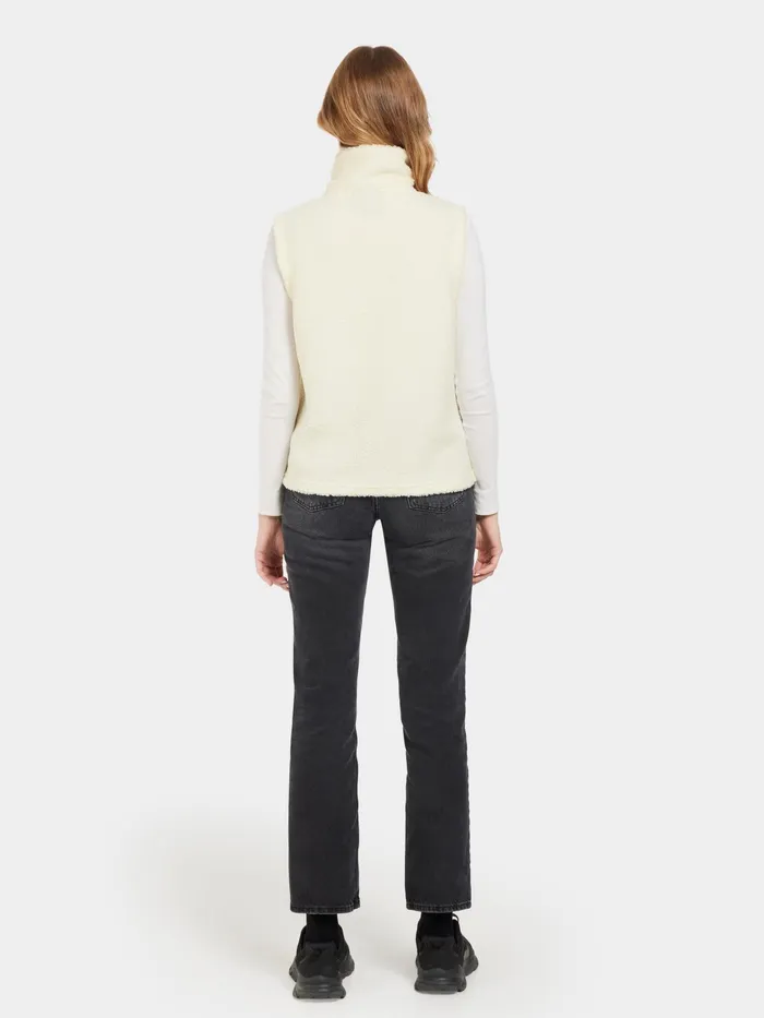 Women Kiana Vest White Foam Didriksons Vests