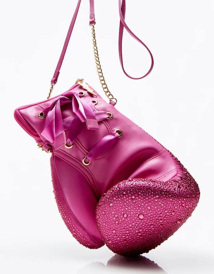 Women KITSCH FIGHT LIKE A GIRL CROSSBODY PINK Betsey Johnson Women KITSCH FIGHT LIKE A GIRL CROSSBODY PINK Betsey Johnson