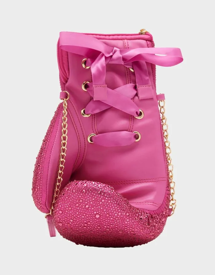 Women KITSCH FIGHT LIKE A GIRL CROSSBODY PINK Betsey Johnson Women KITSCH FIGHT LIKE A GIRL CROSSBODY PINK Betsey Johnson