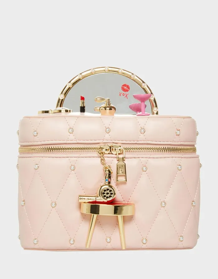 Women KITSCH MIRROR MIRROR VANITY CROSSBODY BLUSH Betsey Johnson